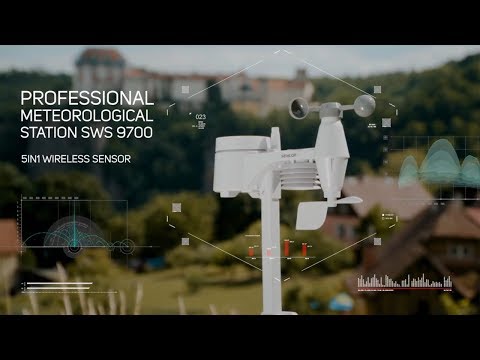 Profesionali meteorologinė stotis Sencor SWS 9700 video