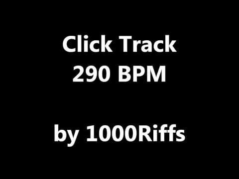 Click Track 290 BPM - Beats Per Minute