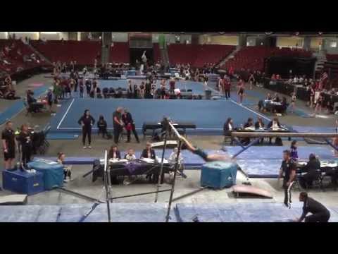 Hannah Nipp Level 9 Gymnastics Bars - 2014 Western Championships