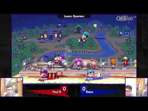 Paul D (Mario) vs Raios (Ness) - LQ - NYU Spring '17 Weekly #5