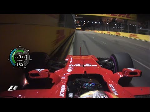 Sebastian Vettel's Pole Lap | 2017 Singapore Grand Prix