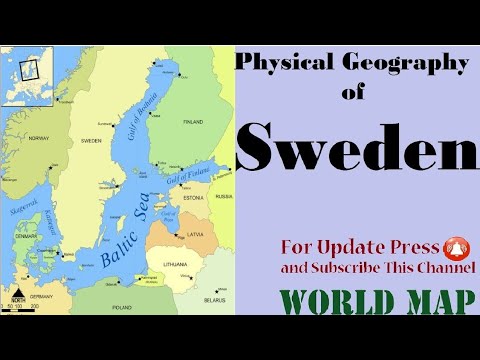 Physical Geography of Sweden, Sweden Physical Map, Map of Sweden, Sweden Map 2023, Sweden Riots 2023