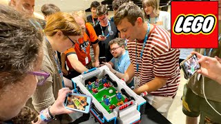 We hosted a LEGO FOOSBALL TOURNAMENT? (BRICKWORLD 2023 Day 2)