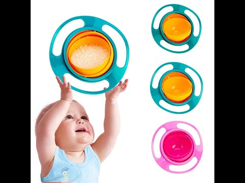 Madam's gallery anti spill bowl 360 degree for baby