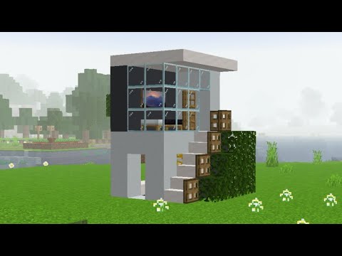 Crazy Gamer Builds EPIC Modern Minecraft House!