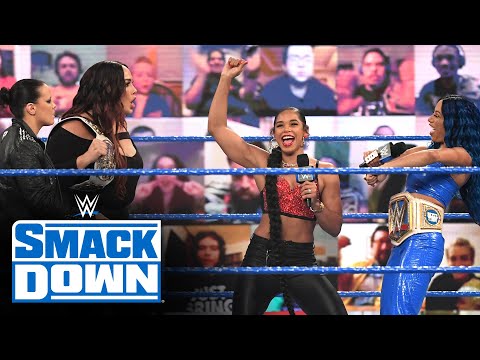 Banks and Belair are confronted by the WWE Women’s Tag Team Champions: SmackDown, Feb. 12, 2021