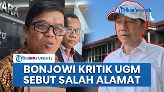Bonjowi Kritik UGM yang Gugat Putusan KIP soal Ijazah Jokowi ke PTUN: Salah Alamat, Harusnya ke PN