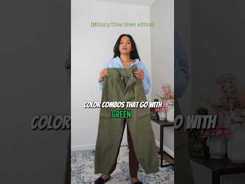 Color combos with Military/Olive Green | Shorts #fashion #style #outfit #shorts
