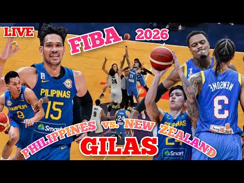 FIBA LIVE 🔴 FOR THE WIN PHILIPPINES VS NEW ZEALAND ANG GANDA NG LABAN HINDI MAGPAPATALO ANG GILAS