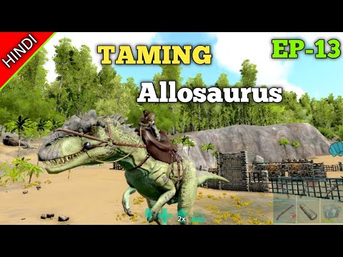 I Tamed the Most Dangerous Allosaurus 😱 | ARK ultimate mobile edition | EP -13 | #arkmobile