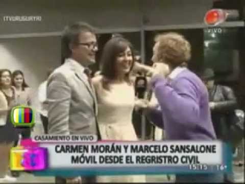 El casamiento de Carmen Morán y Marcelo Sansalone.