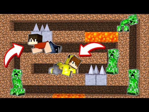 CREEPER LABİRENT KAÇIŞ! 😱 - Minecraft