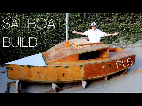 Building A Sailboat From SCRATCH | Ep.6 - Making The Mast Support and Cockpit Hatch