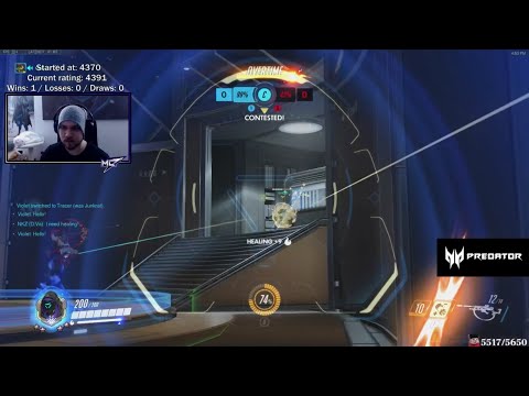 Overwatch Ana God mL7 Road To Rank 1 Spot