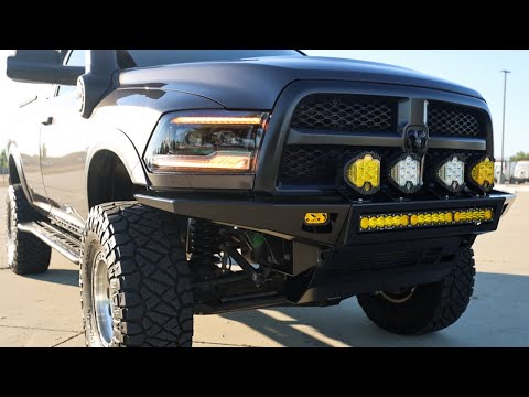 Morimoto XB Headlights for Ram 1500 2500 3500 - Clear and Amber