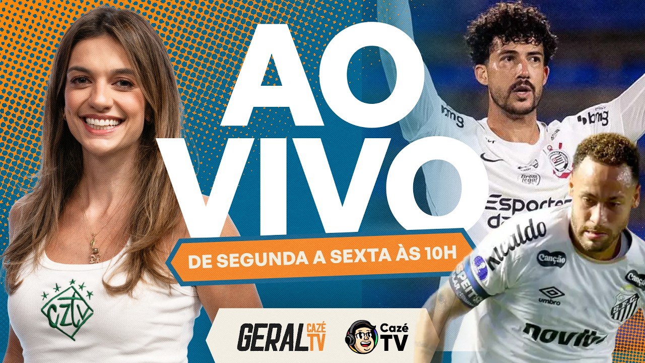 NEYMAR RESOLVE JOGO PARA O SANTOS E CORINTHIANS CONSEGUE EMPATE FORA | GERAL CAZÉTV