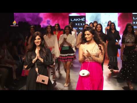 Sayami Kher Showstopper For Designer Nishka Lulla At Lakmé Fashion Week 18