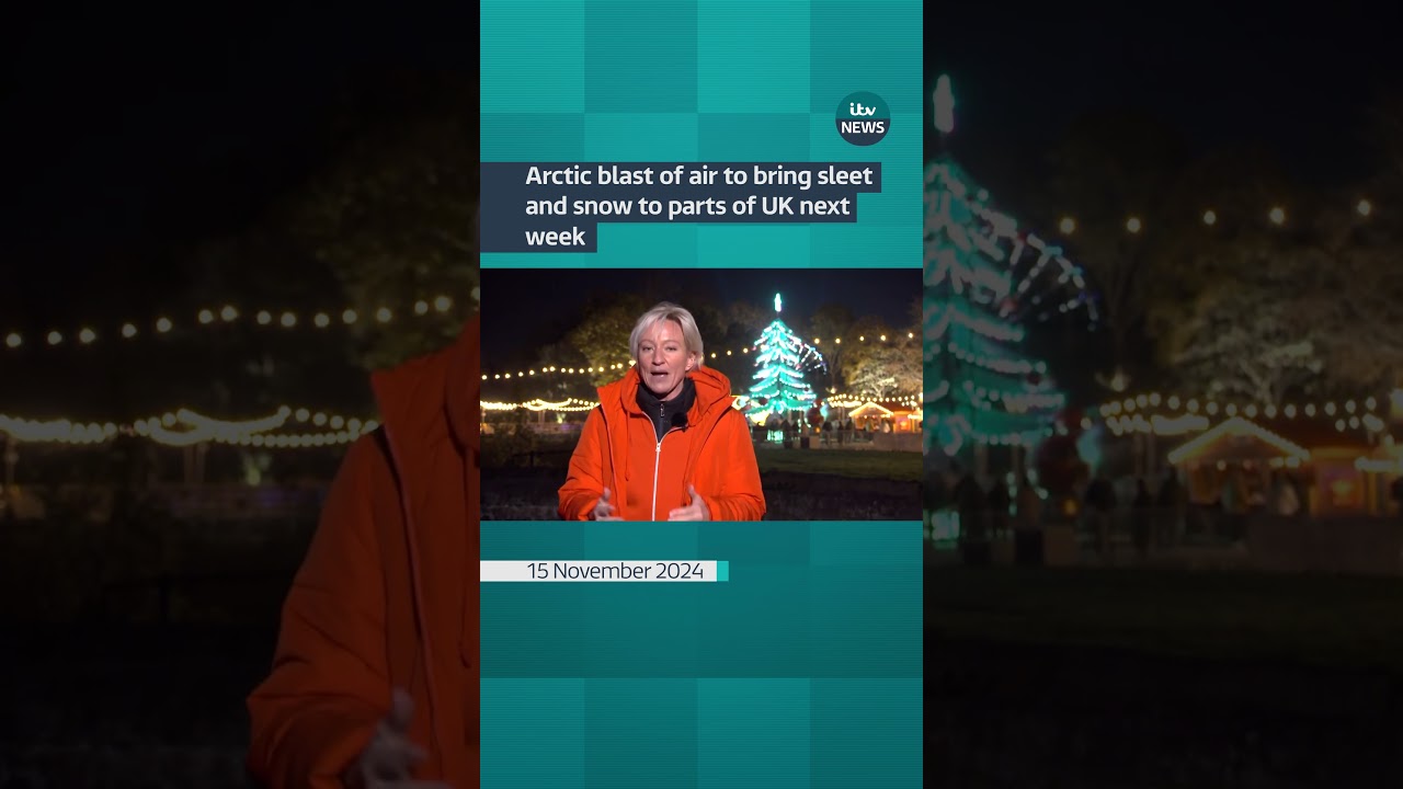 Arctic blast of air to bring sleet and snow to parts of UK next week