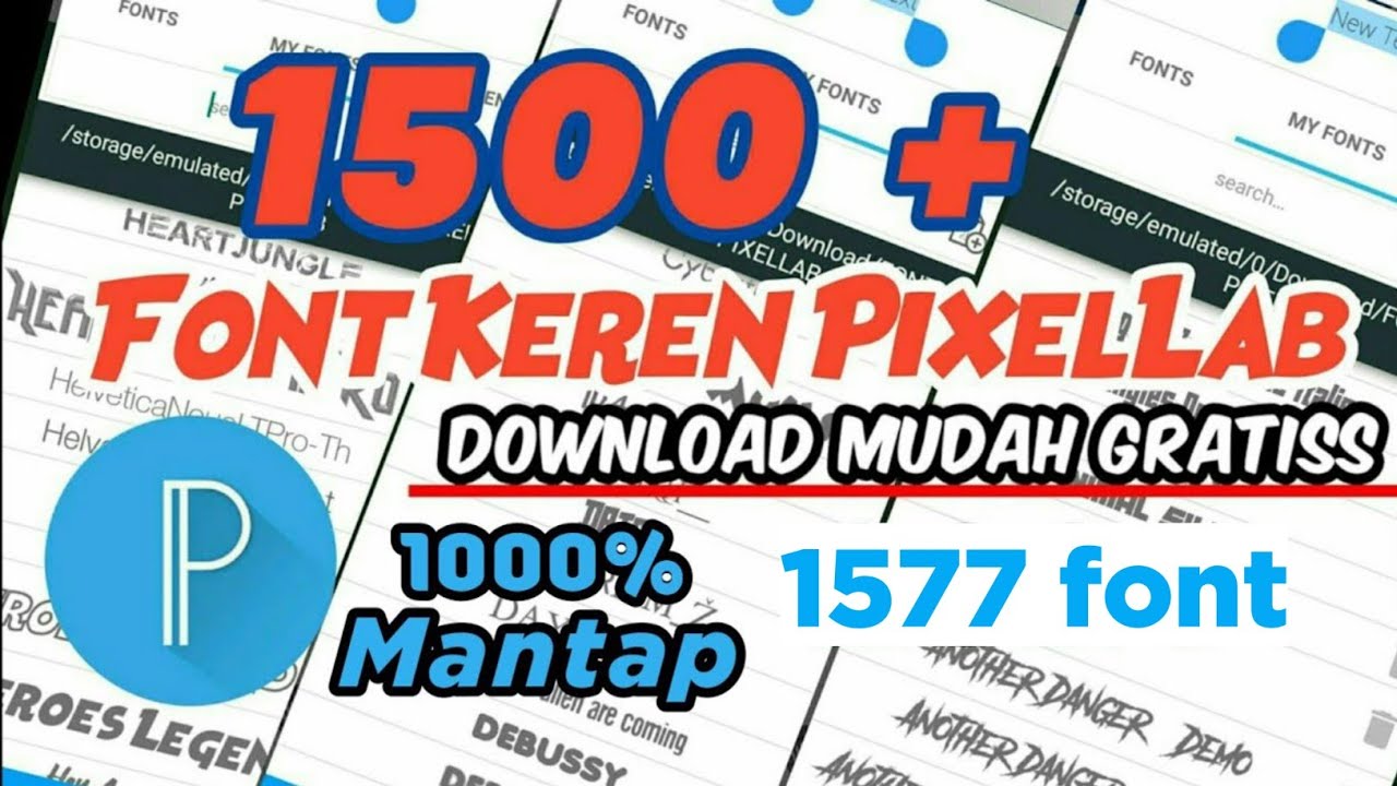 Cara Menambahkan Font Baru Di Pixellab 2024 | Nambah Font Keren Di Pixellab
