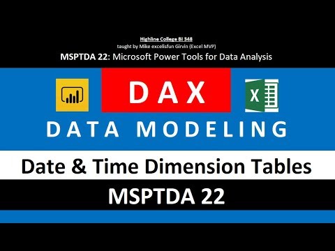 Free Advanced Data Analysis BI Course at YouTube MSPTDA