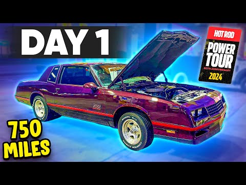 750 Miles Hot Rod Power Tour 2024 Day 1 OK to KY