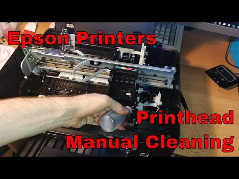 Epson Stylus SX125/SX130 (And Many Others) • Printhead Manual Cleaning