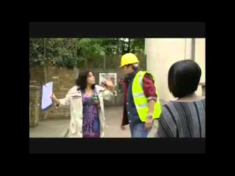 EastEnders: Zainab gets Greg's building firm to move Kim's caravan unaware that Kat is inside