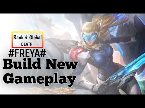 Build New & gameplay top 1 global FREYA [ DEATH Supreme NO. 1 FREYA ] - Mobile Legends ||  MLBB