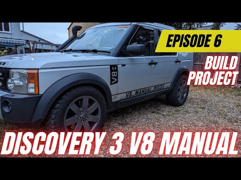 Landrover Discovery 3 4.4 V8 Manual Project Ep 6 - Getting The Engine In and Auto Box Canbus Patch