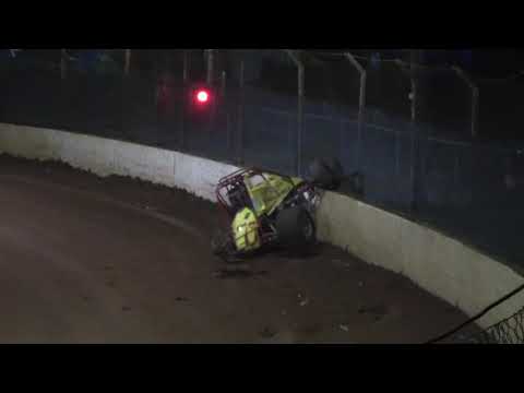 Michael Reid Rollover - Fraser Shores Maryborough Speedway - 5/5/2019