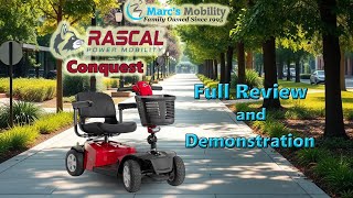 Rascal Conquest - Affordable Mobility Scooter - Full Review & Outside Demonstration!