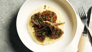 Grilled Lamb Chops with Watermelon Molasses