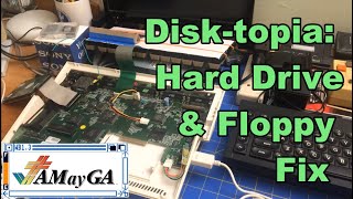 Amiga Disk-aggedon: Adding Hard Disk & New Floppy Cable to my Amiga 600 - #AMayGA