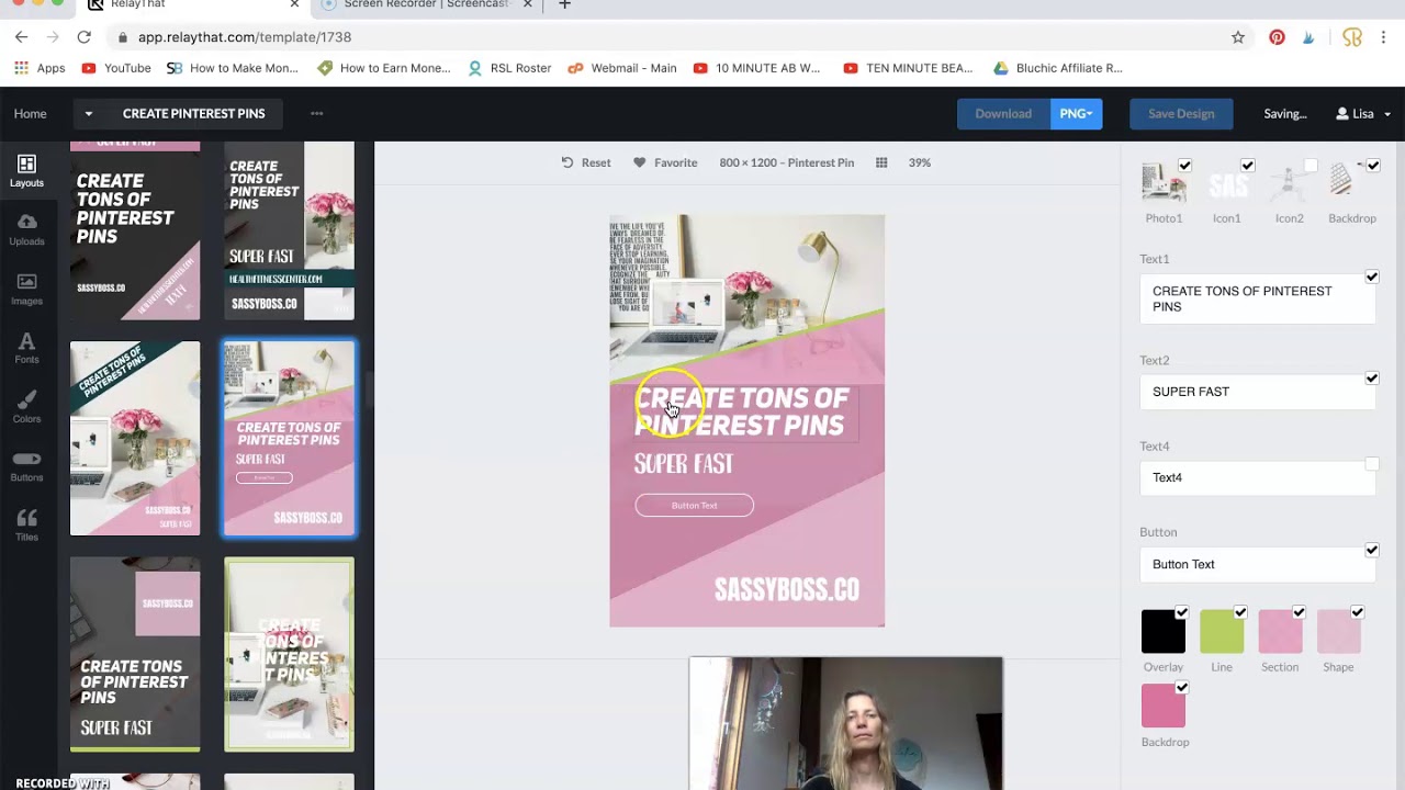 How to create tons of Pinterest pins super fast