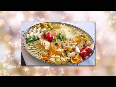 Новогодний стол, Праздничное оформление нарезки (Festive decoration of slicing)