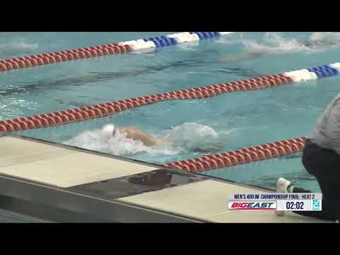 2022 BIG EAST Championships - Jack Januario wins 400 IM
