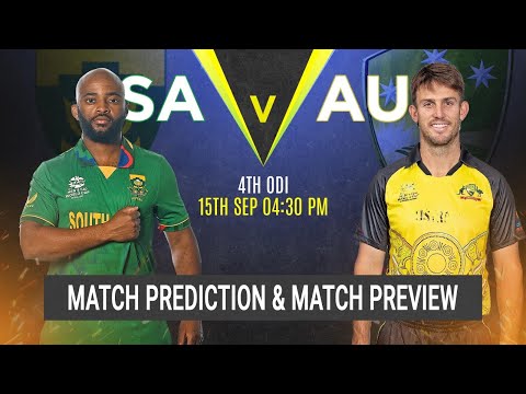 RSA vs AUS 4th ODI Match Prediction 15th Sep| South Africa vs Australia Playing 11, Preview & Record