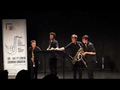 RE/SONO saxophone quartet plays EXODUS