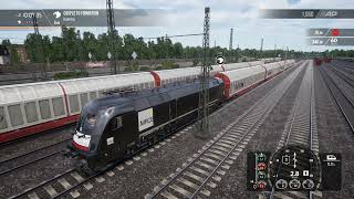 Train Sim World 2 (TSW2) Hauptstrecke Hamburg - Lubeck (DB) BR Class 182 + A small Shunt Run