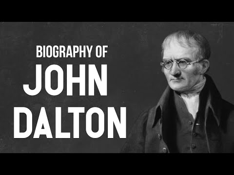 Biography of John Dalton || first atomic model