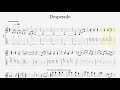 Desperado Guitar PRO Free Download Pdf Sheet Tab