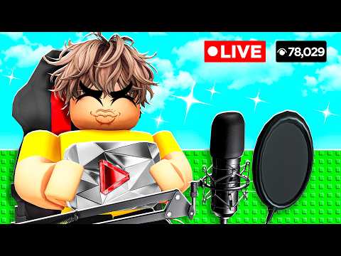 Becoming a FAMOUS STREAMER in Roblox!