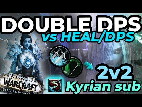 HOW TO WIN VS HEALER DPS IN ARENA | Sub Rogue + Surv Hunter Part 1 | Shadowlands PVP