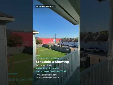 2431 CONTI Street property video