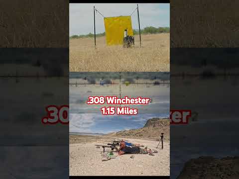 .308 Winchester 1.15 Miles. Target is a paint can. @DNTOptics