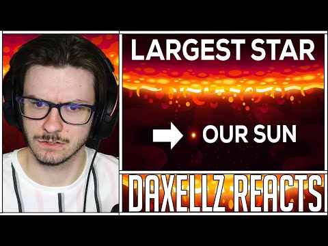 Daxellz Reacts to The Largest Star in the Universe – Size Comparison by Kurzgesagt