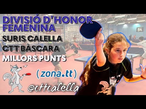 Suris Calella 4 CTT Bàscara 2 (millors punts) | Match highlights | Best Points | Table Tennis