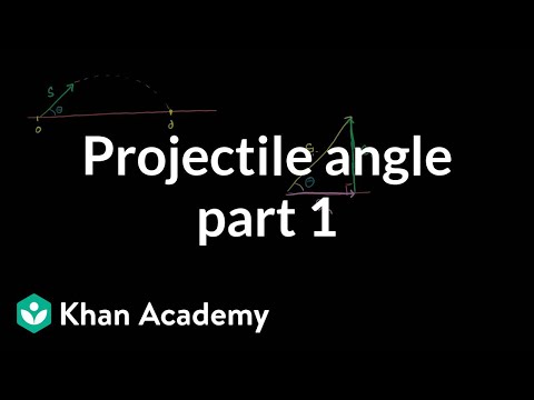 Optimal Angle for Projectile Part 1