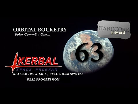 KSP | Realism Overhaul | RSS | RP | Part 63 | First Polar Orbiting CommSat