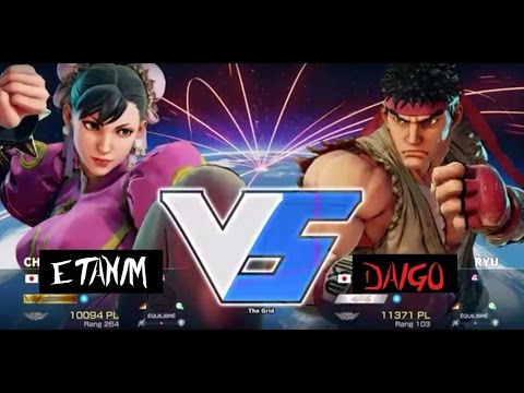 SF5 / V - Ryu ( Daigo Umehara ) vs Chun-Li ( Etanim ) - Ranked Matchs ! 【 スト5 】